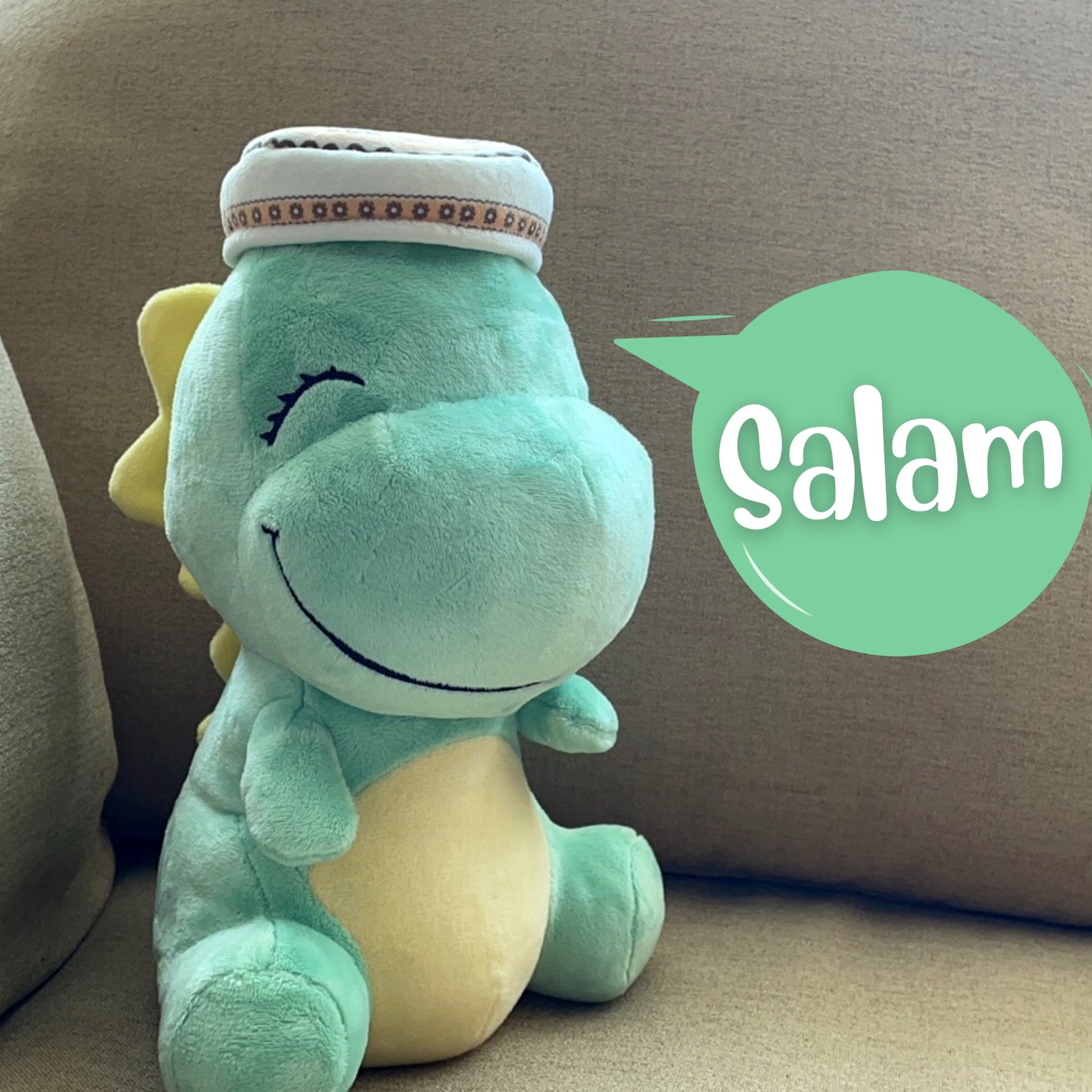 Petit Saeed - Dinosaure parlant du Coran personnalisé